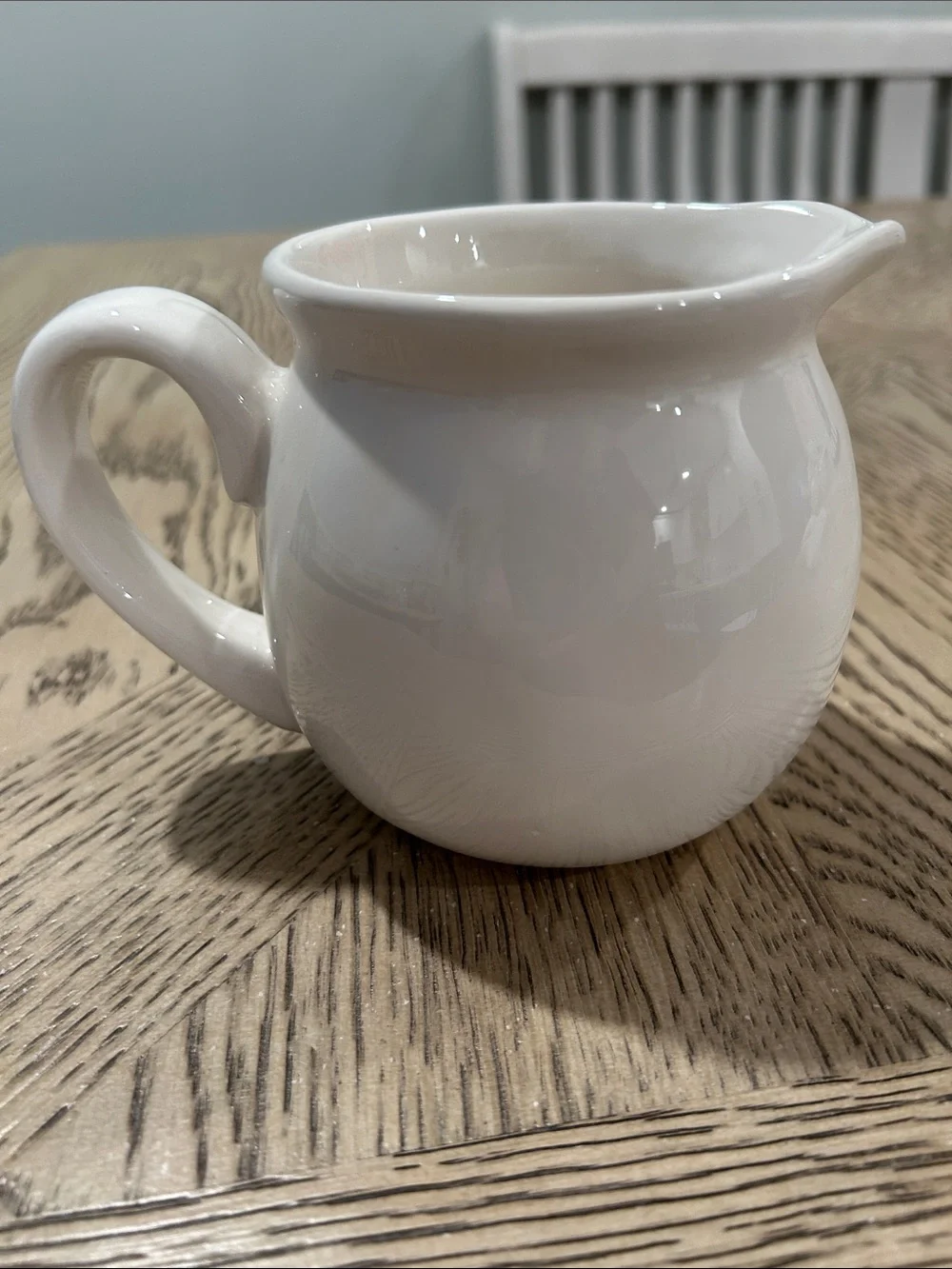 Rae Dunn White Ceramic 'CREAM' Pitcher